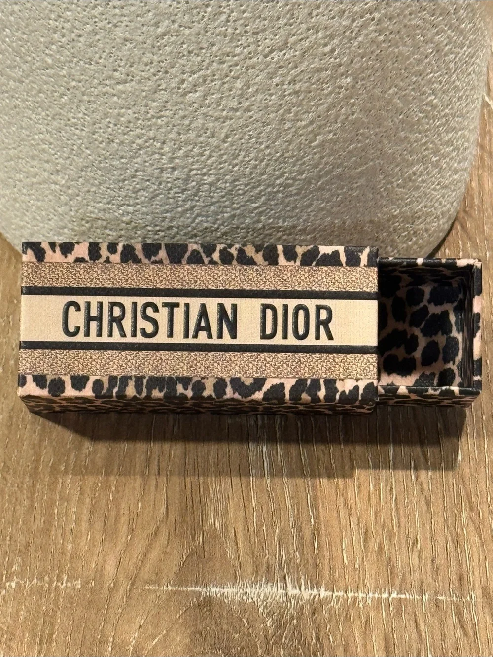 Christian Dior Leopard Print Lipstick case